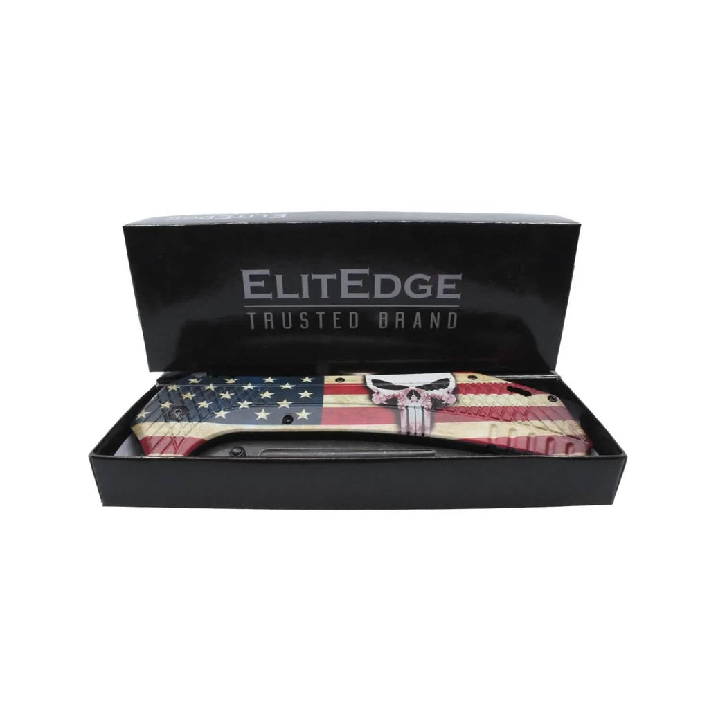 12.25" American Flag Knife