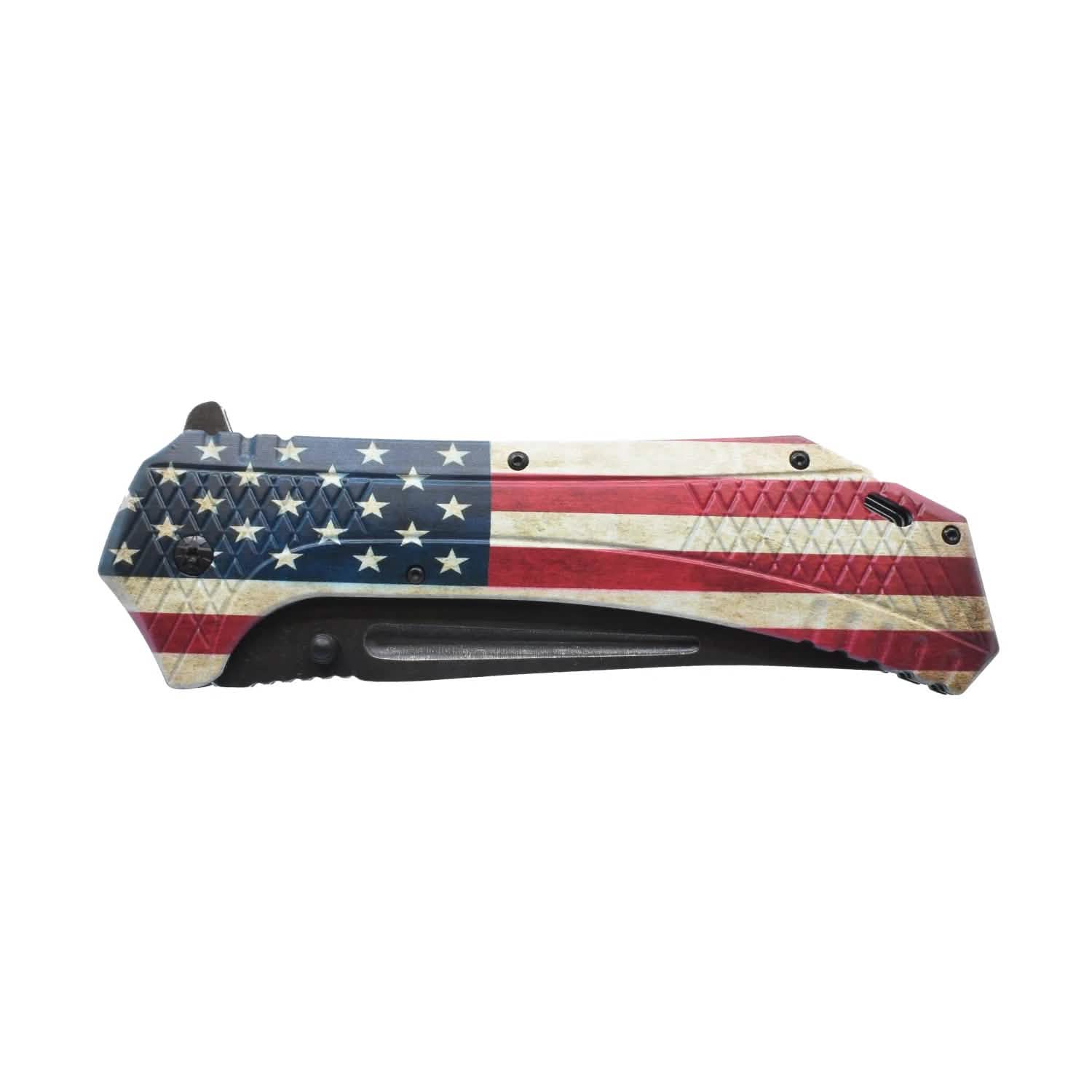 12.25" American Flag Knife