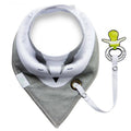 Bib with Pacifier Clip