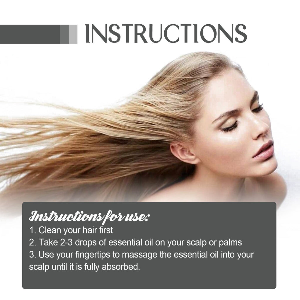 Hair Density Growth Essential Oil, Nourishing Hair Root Repair Perming Dry Damaged Hair Supple Hair Care Essential Oil