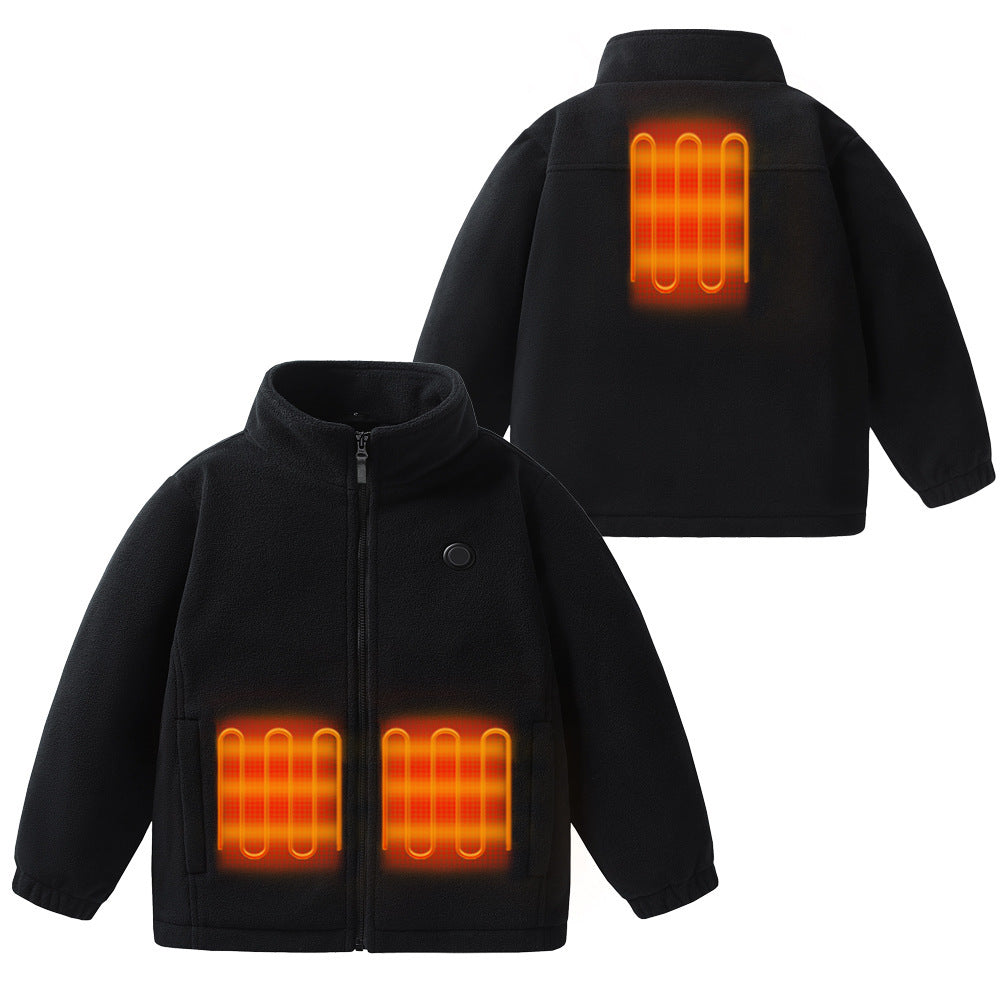 Children's Heating Jacket Heating Polar Fleece