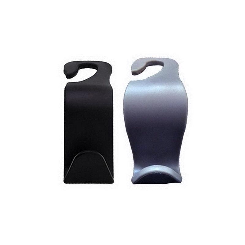 1/2pcs Universal Car Seat Back Hook Bag Hanger Car Accessories Interior Car Vehicle Headrest Hooks  Portable Holder Storage for Car Purse Cloth Decoration Durable Back Seat Hangers with Easy Install Design Portable Organizer Holder for Handbag Purse Cloth