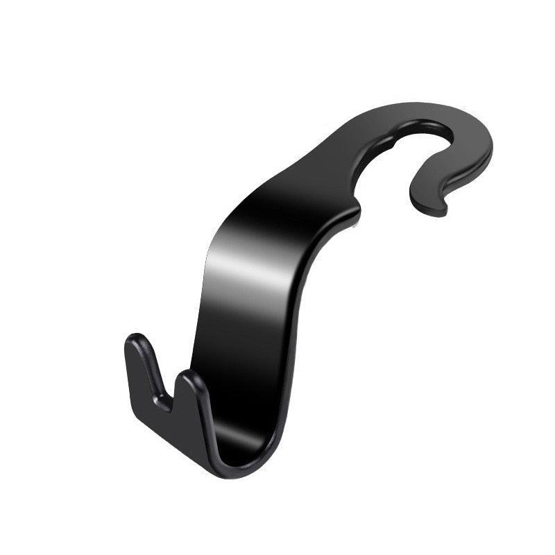1/2pcs Universal Car Seat Back Hook Bag Hanger Car Accessories Interior Car Vehicle Headrest Hooks  Portable Holder Storage for Car Purse Cloth Decoration Durable Back Seat Hangers with Easy Install Design Portable Organizer Holder for Handbag Purse Cloth