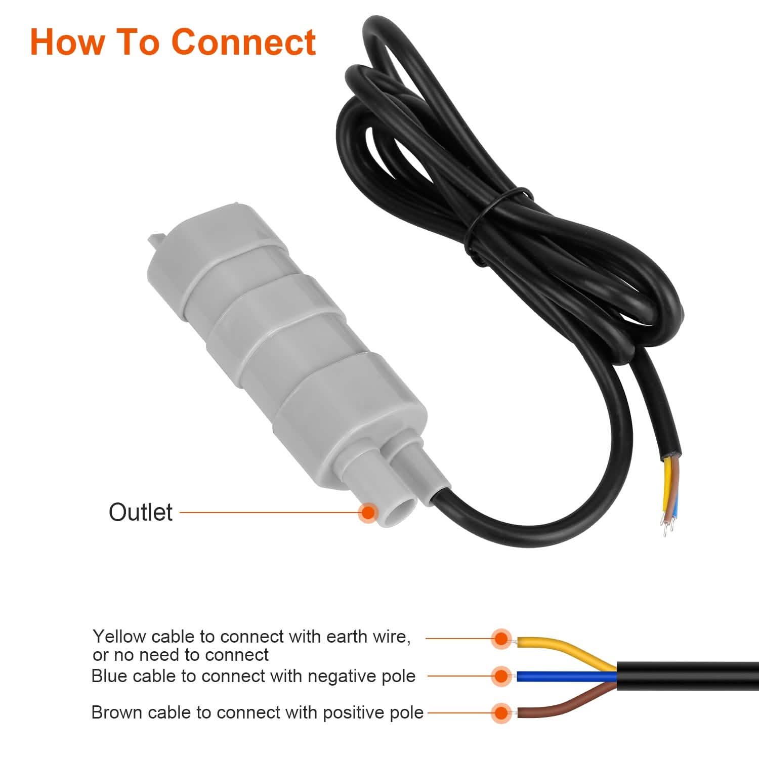 12V Submersible Water Pump