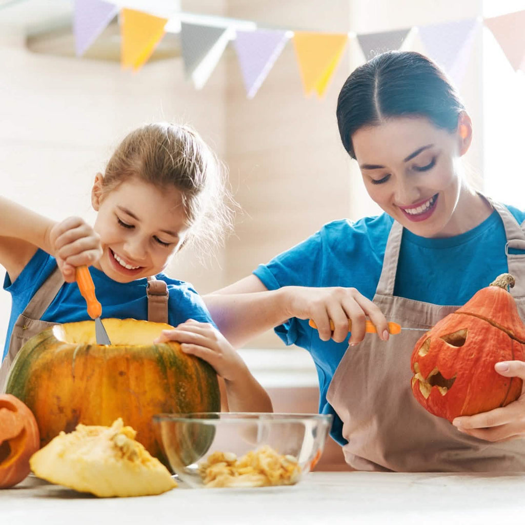13-Pieces: Halloween Pumpkin Stainless Steel Carving Kit