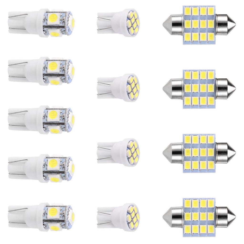 13-Pieces: T10 31mm Festoon LED Light
