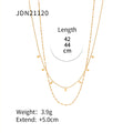 Double layered tassel necklace French fashion niche collarbone chain light luxury niche design necklace