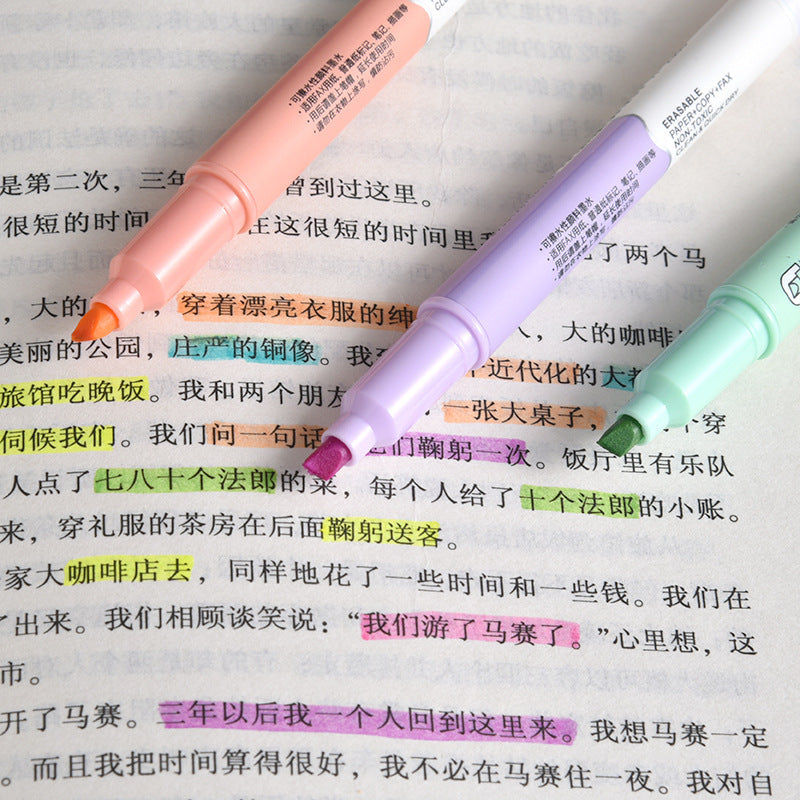 Hand account graffiti fluorescent marker pen set