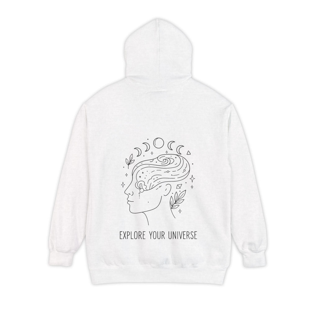 Explore Your Uniqueness Hoodie, Garment-Dyed Unisex Hoodie, Cozy Gift for Explorers, Comfortable Everyday Wear, Perfect for All Occasions