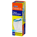 Hefty Basics Tall Kitchen Unscented Drawstring Trash Bags 13 Gallon (22ct)