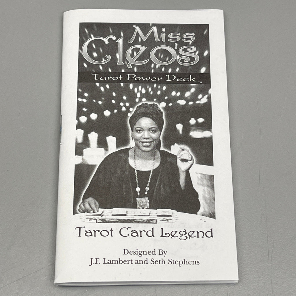 MISS CLEO'S (3 DECKS) Vintage Tarot Power Deck in Hard Cover Box
