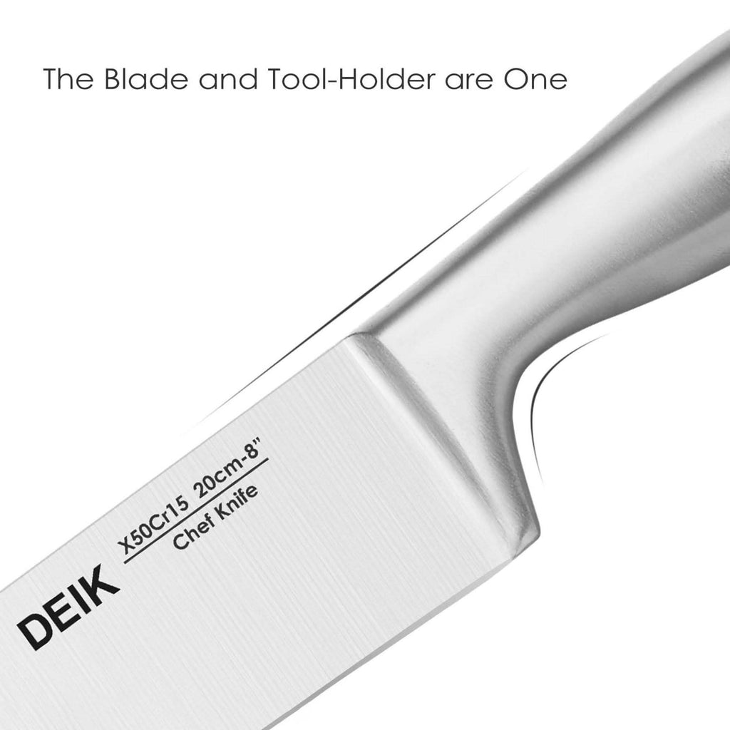 14-Piece: Deik High Carbon Stainless Steel Kitchen Knife Set
