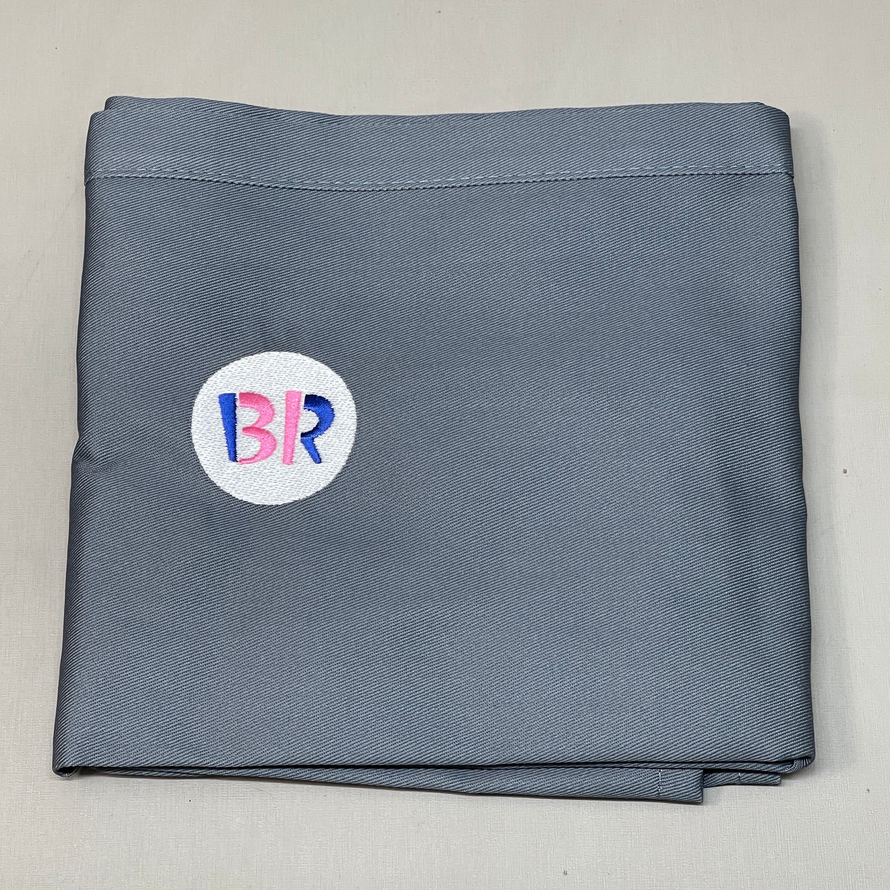 BASKIN ROBBINS 4-PACK! Uniform Waist Apron One Size Grey (New)