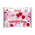 Charms Valentine Heart Shaped Large Cherry Pops (25 Count)