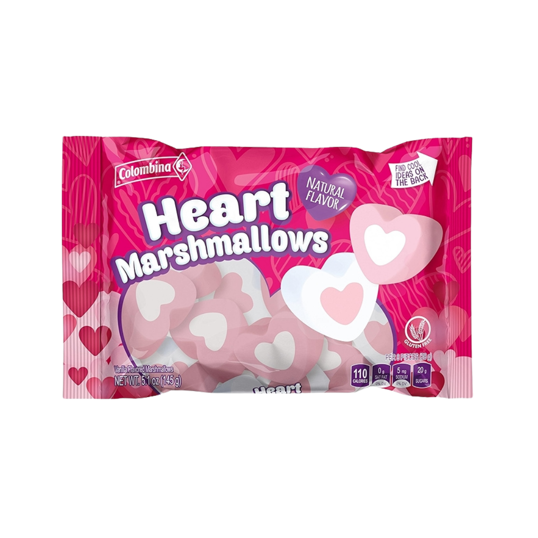 Colombina Heart Shaped Vanilla Marshmallows (5.1oz)