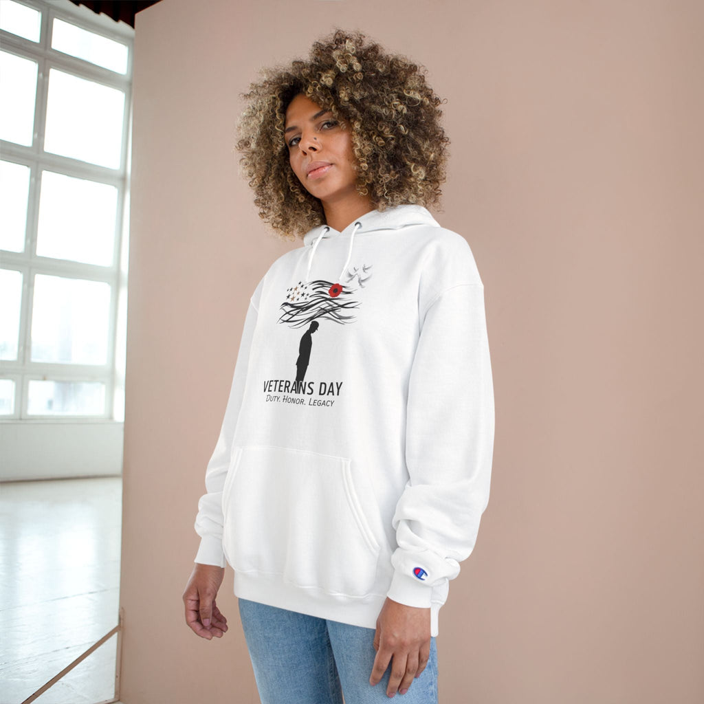 Veterans Day Champion Hoodie, Cozy Hoodie, Gift for Veterans, Memorial Day Apparel, Support Our Troops