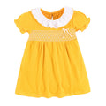 Children's skirt princess dress with puff sleeves