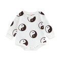 Baby One-piece Suit Knitted Long Sleeve