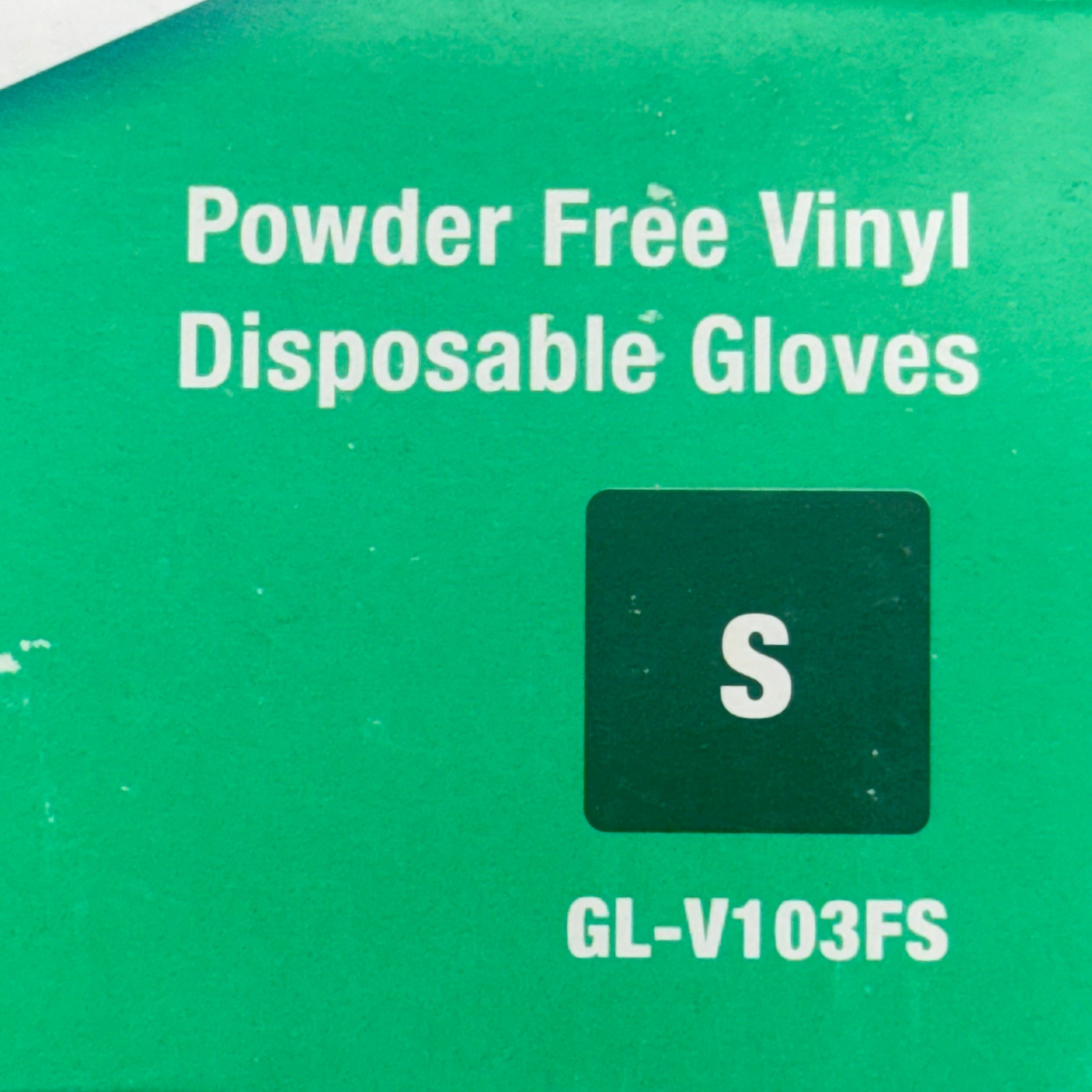 PROWORKS Protective Wear Powder Free Vinyl Disposable Gloves (100ct) Size S