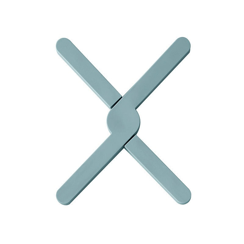 X-shaped heat-resistant and heat-resistant silicone non slip dining table mat