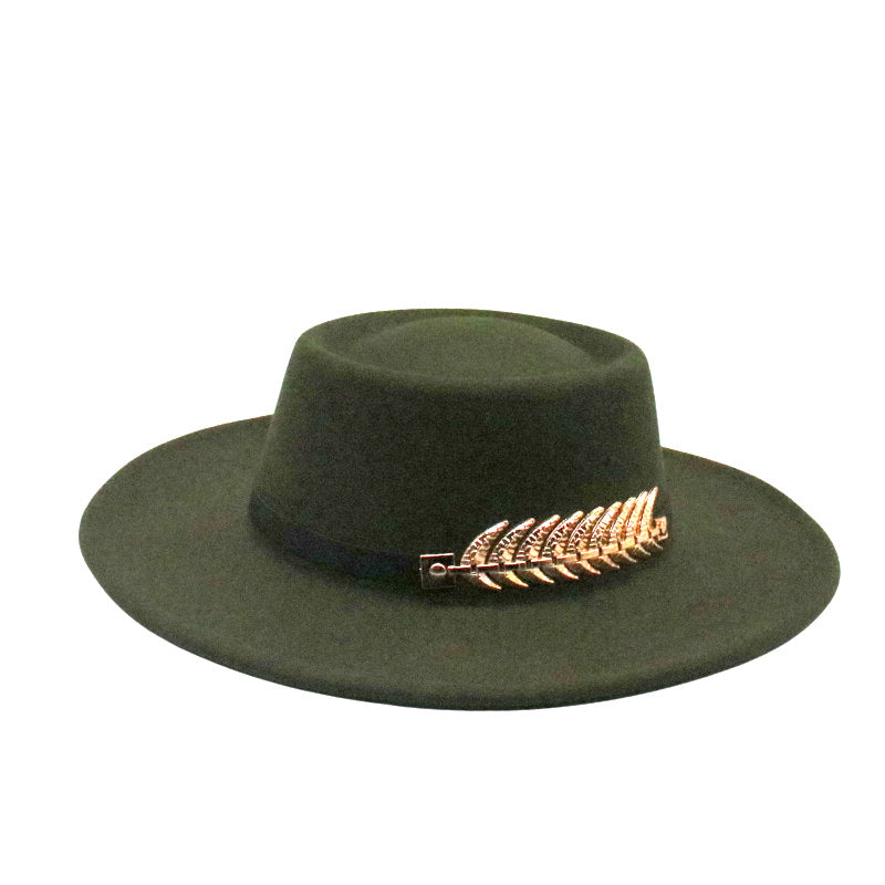 Autumn Winter Women Men  Vintage Fedora Women's Foldable Short Brim  Floppy Hat Gentleman Elegant Warm Hats Lady Party Luxury Caps Classic Summer Beach Sun Hat