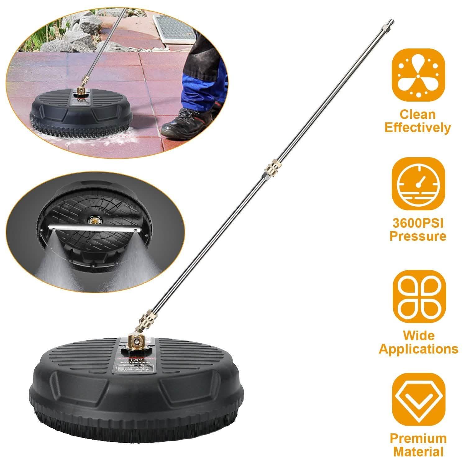 15" High Pressure Flat Surface Cleaner