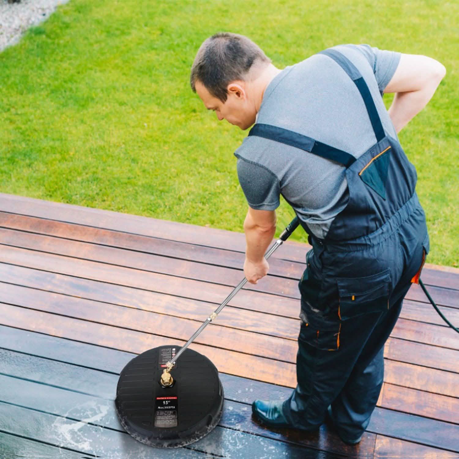 15" High Pressure Flat Surface Cleaner