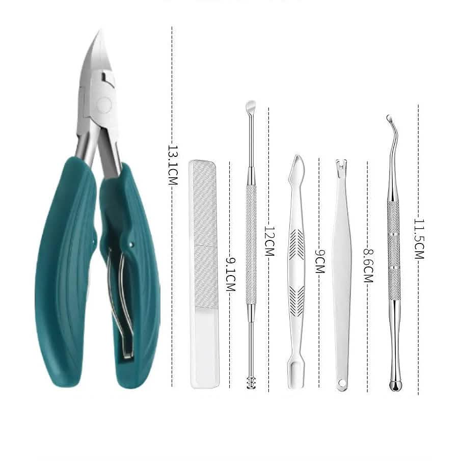 15-Piece: Nail Clipper Pedicure Set