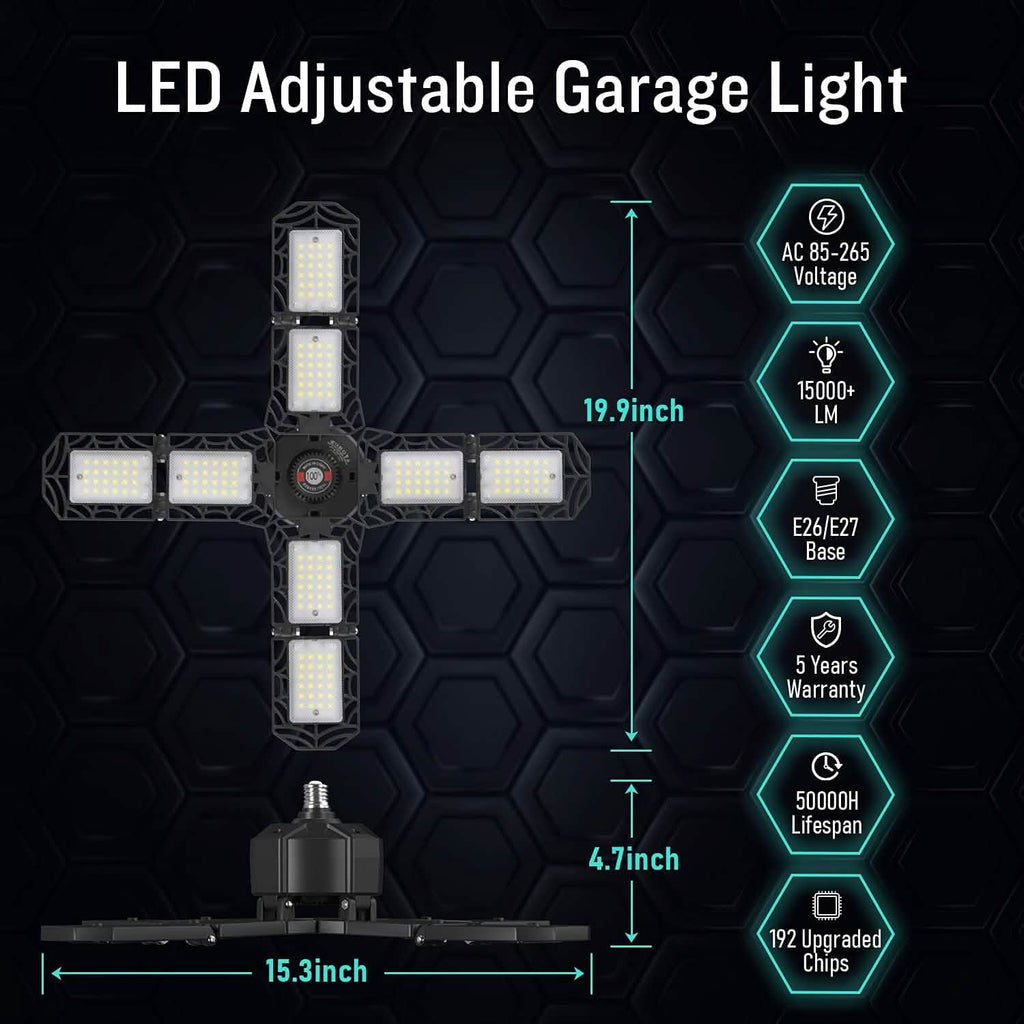 15000LM LED Shop Light with E26/E27