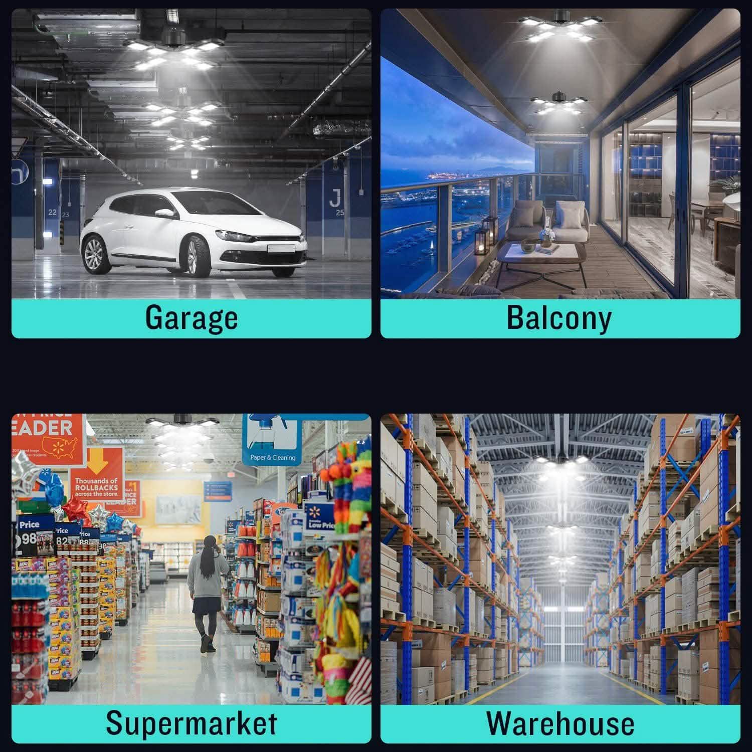 15000LM LED Shop Light with E26/E27