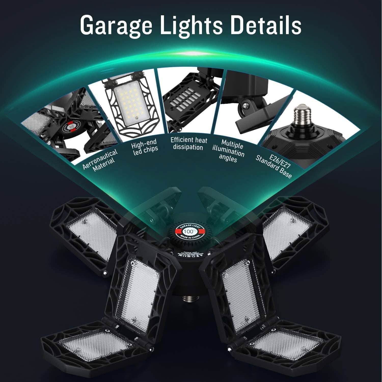 15000LM LED Shop Light with E26/E27