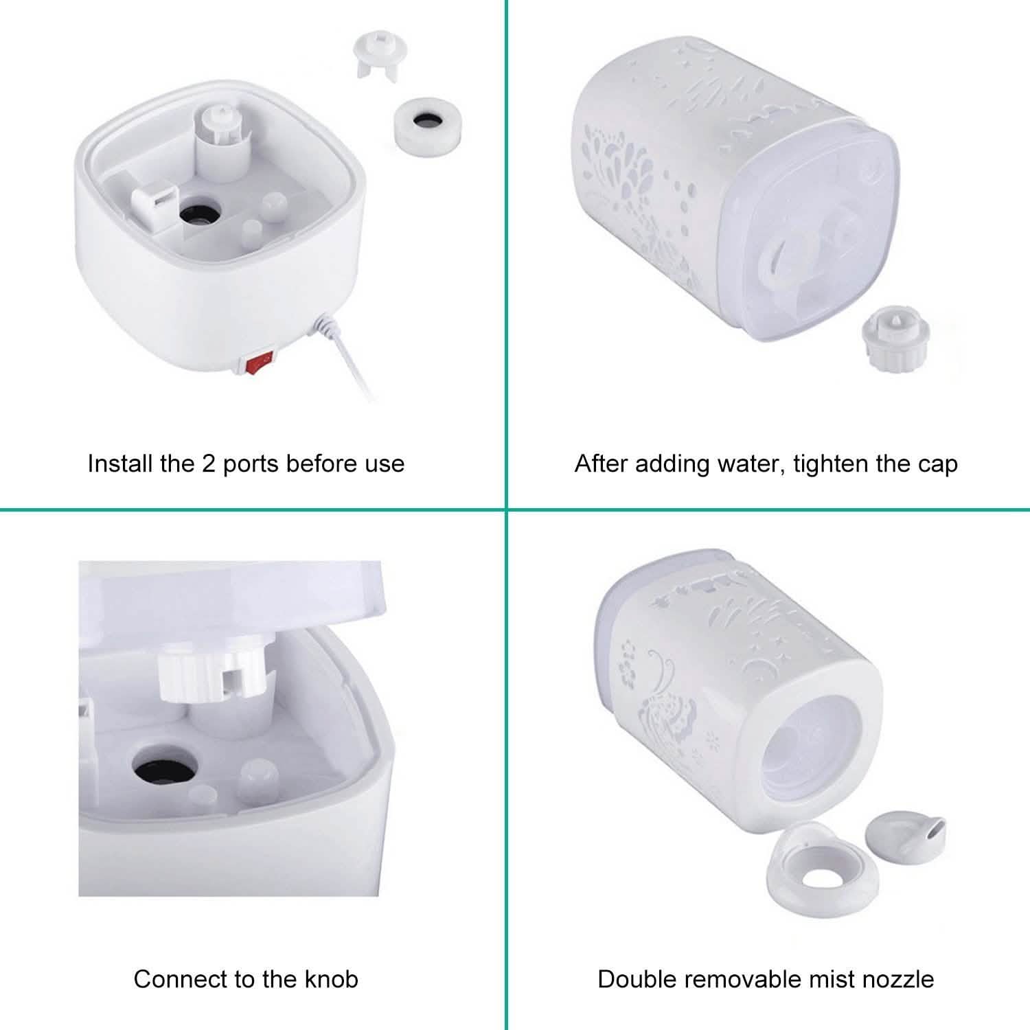 1500ml Ultrasonic Aroma Essential Oil Diffuser