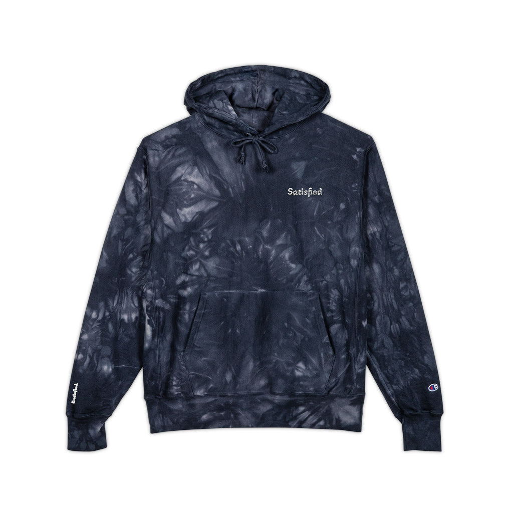 Tie-Dye Champion Hoodie - Cozy and Stylish Unisex Embroidered Sweater