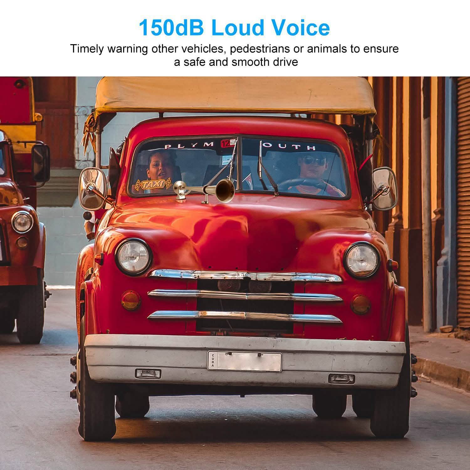 150dB Loud Single Car Trumpet 12V Electric Air Horn