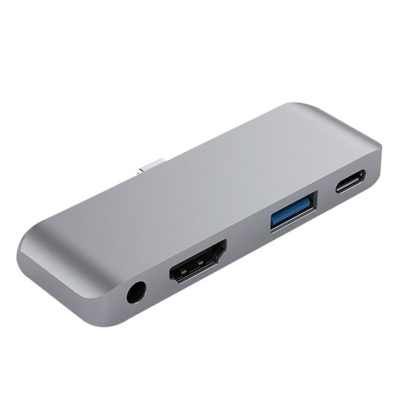 Suitable for iPad Pro Hub USB-C to HDMI+3.5+USB+PD Hub Type-C docking station