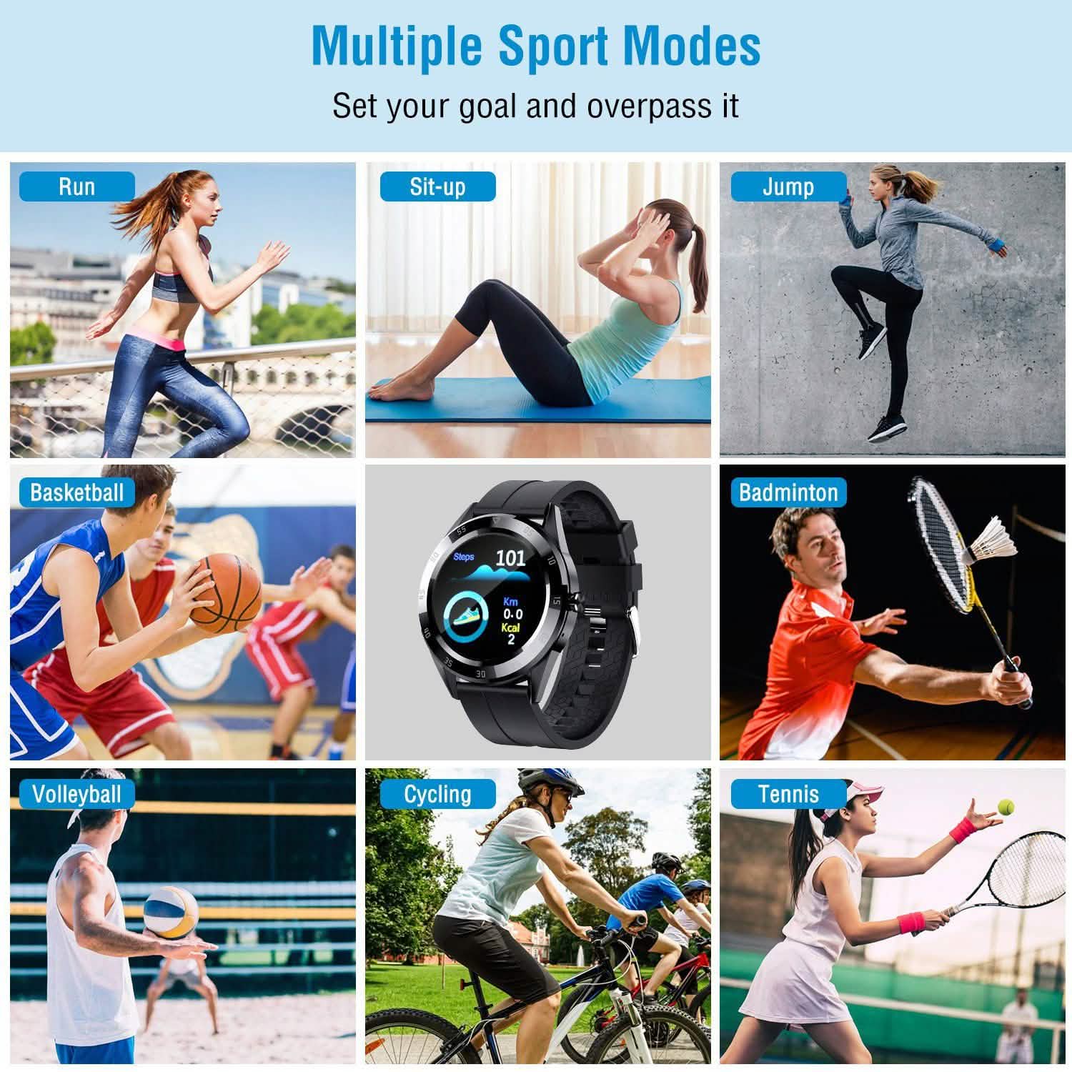 1.54" Wireless Fitness Tracker