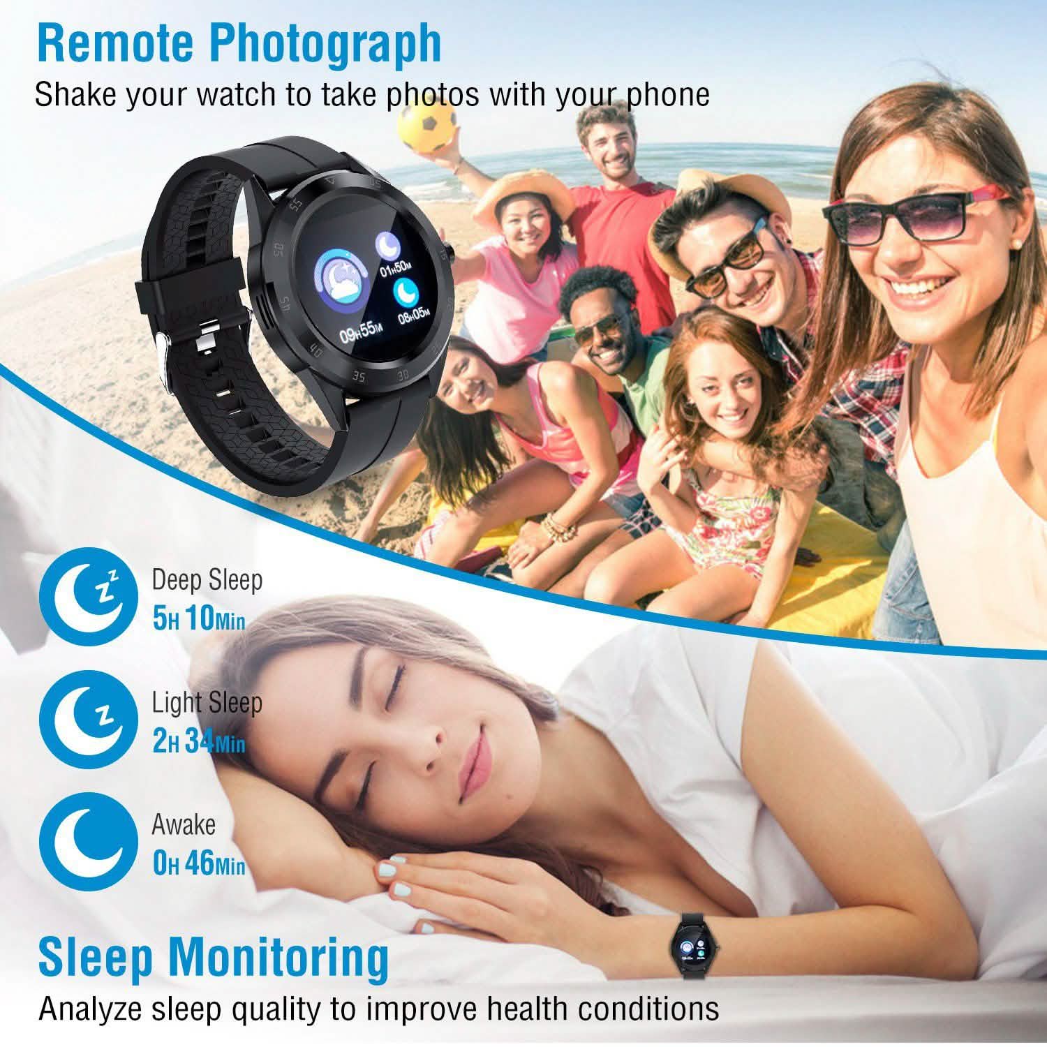 1.54" Wireless Fitness Tracker