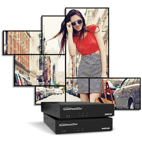 IN STOCK! Matrox Q2G-DP4K2 QuadHead2Go Multi-Monitor Controller Appliance / 4K video wall appliance
