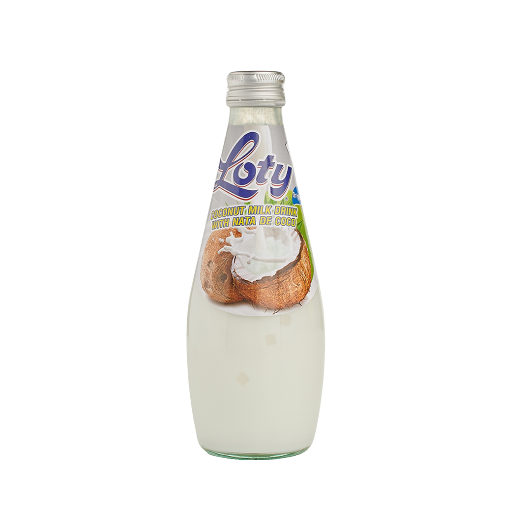 Loty Coconut Milk Drink with Nata de Coco Original (9.8oz)