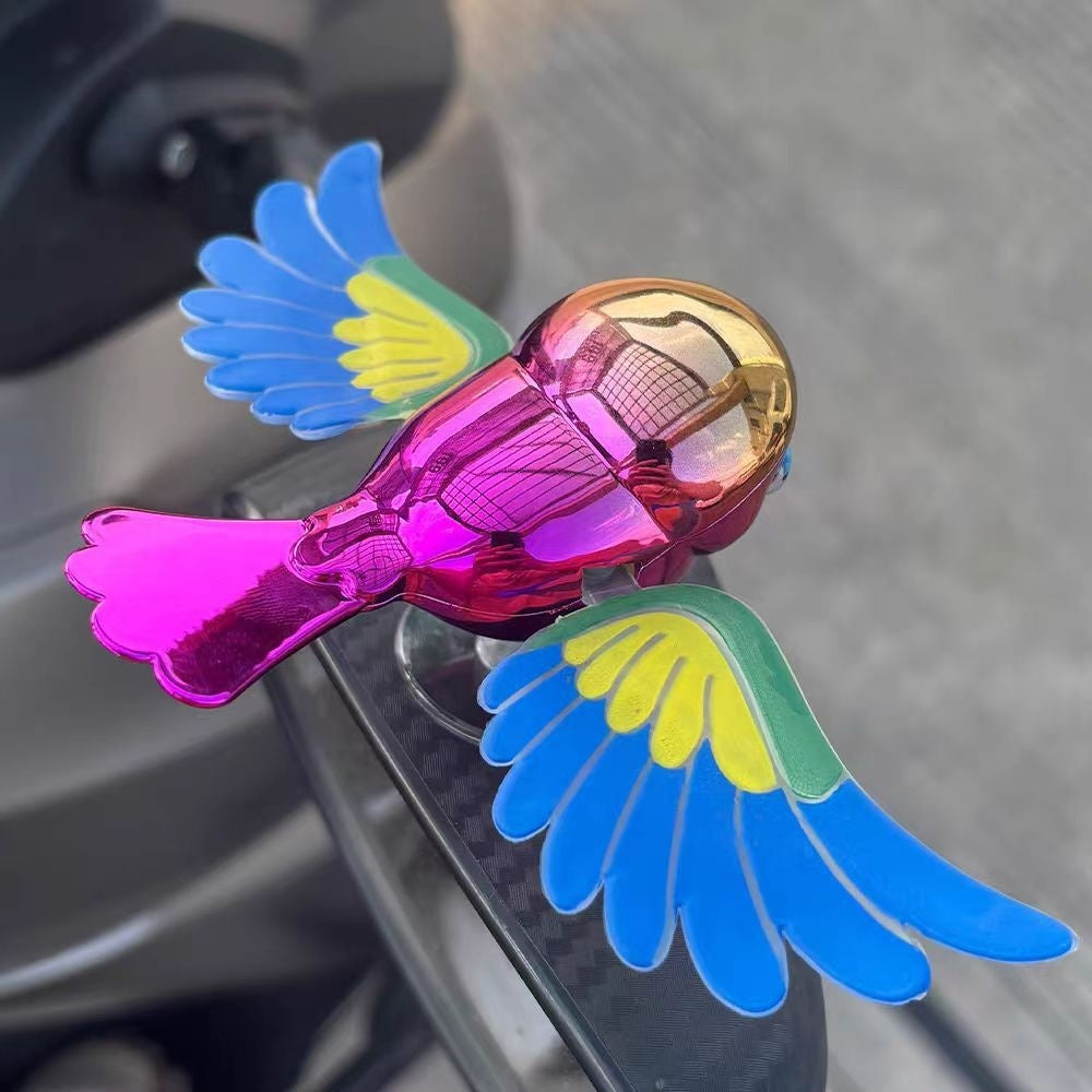 Car-mounted Little Bird Companion Toy A Unique And Novel Exterior Car Decoration