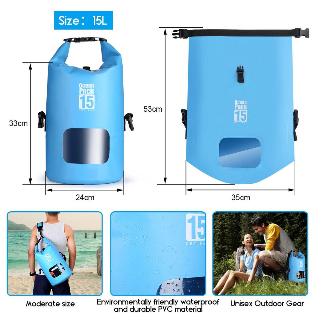 15L Waterproof Lightweight Dry Bag