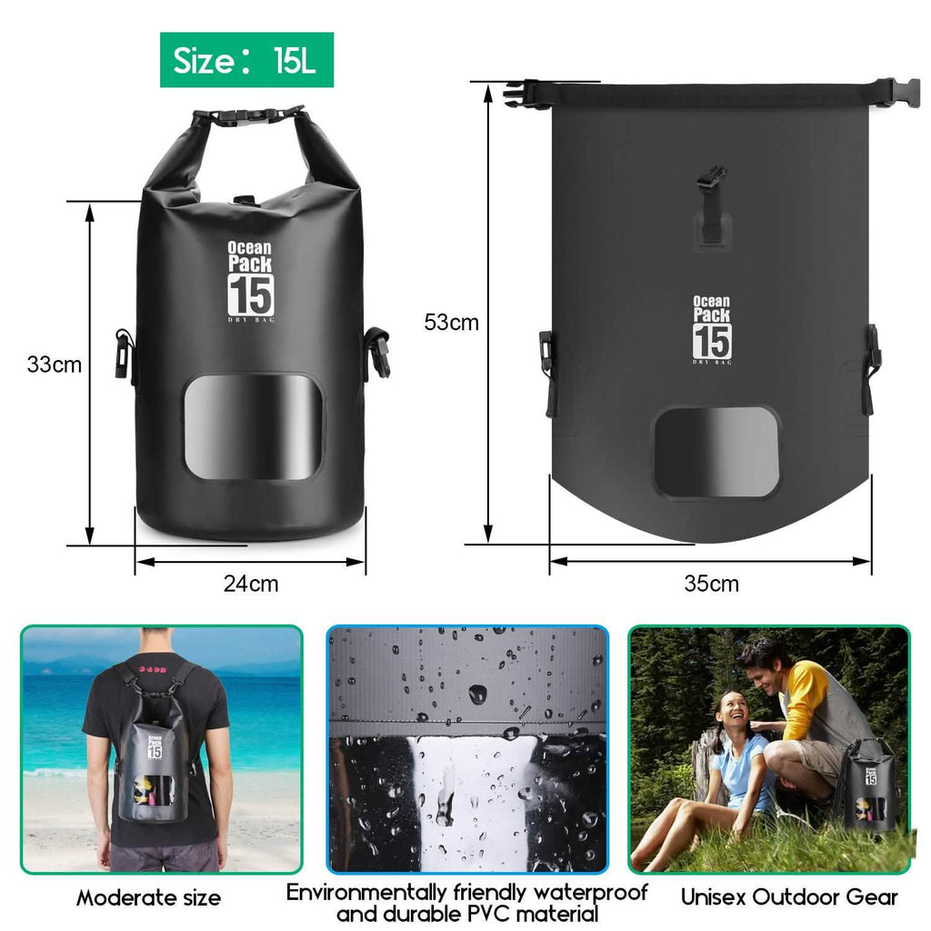 15L Waterproof Lightweight Dry Bag