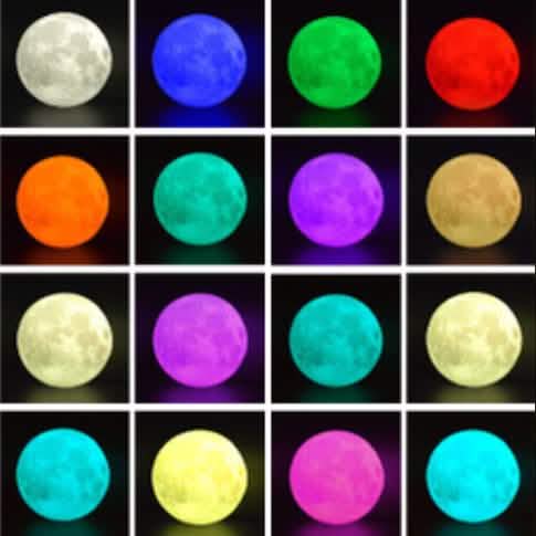 16-Color Lamp with Stand and Wireless Remote