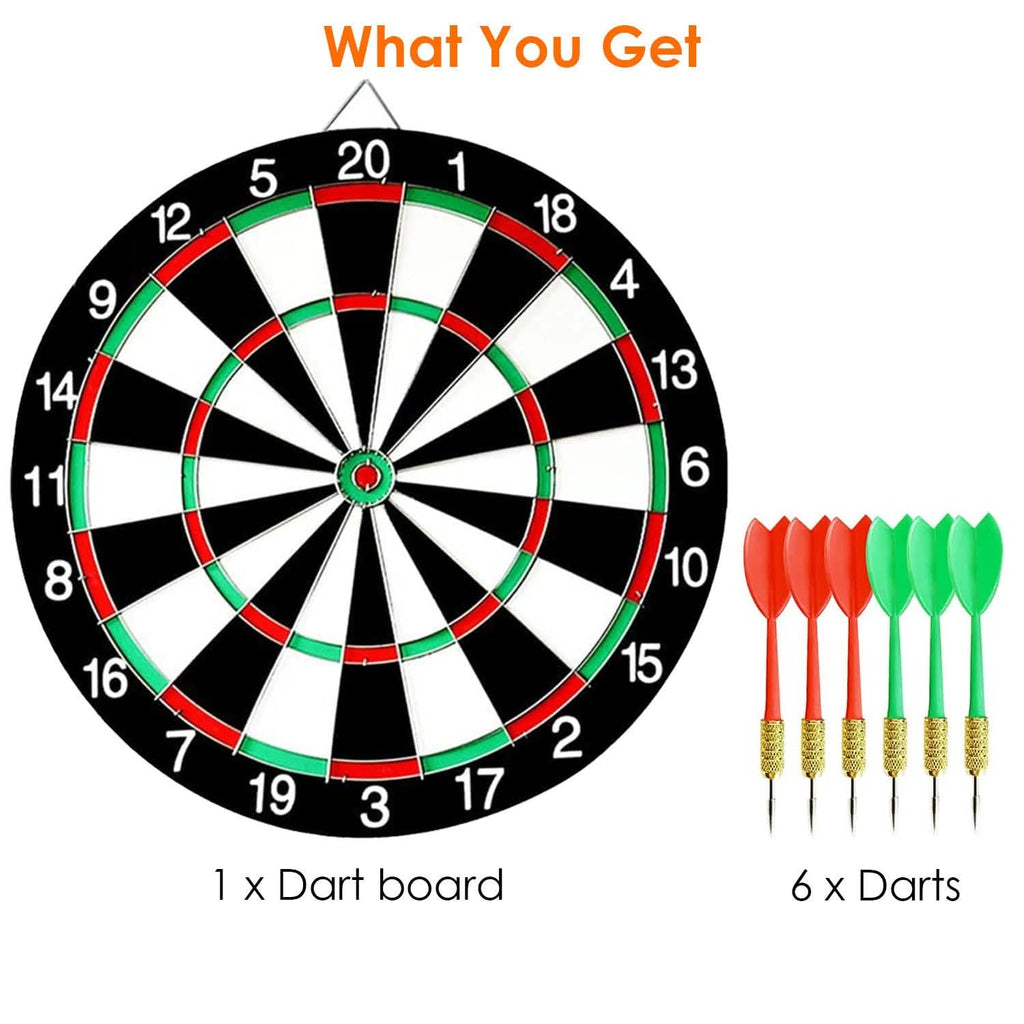 16-Inch Dart Board Game Set