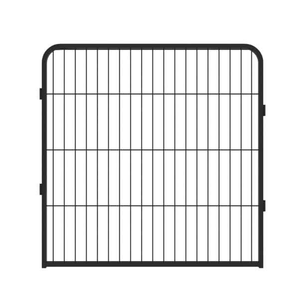 16 Panels Large Indoor Metal Pet Fence