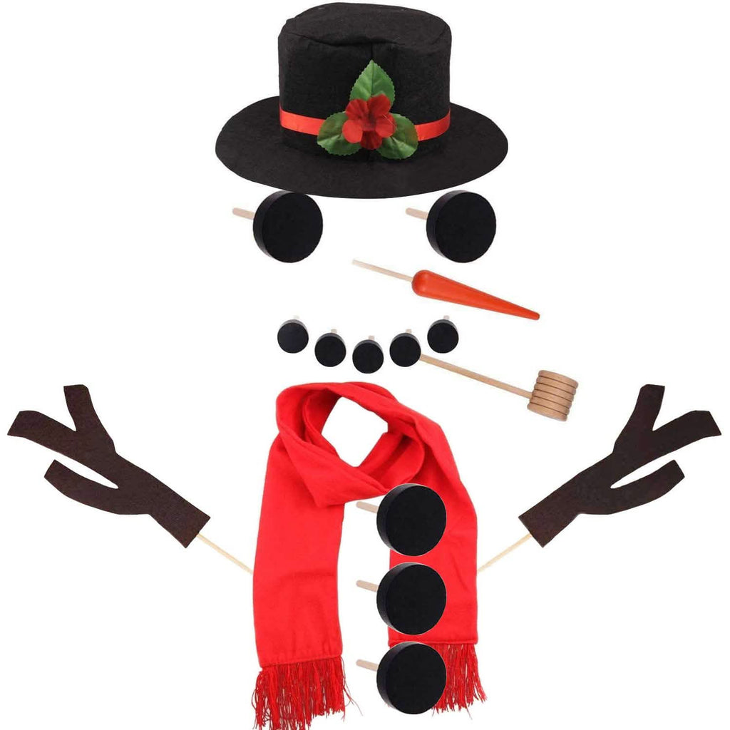 16-Piece: Snowman Decorating Dressing Kit