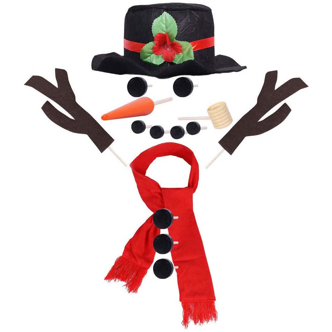 16-Piece: Snowman Decorating Dressing Kit