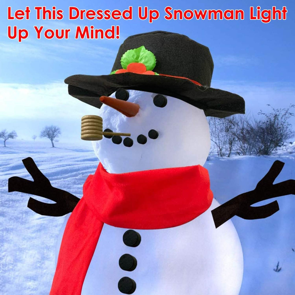 16-Piece: Snowman Decorating Dressing Kit