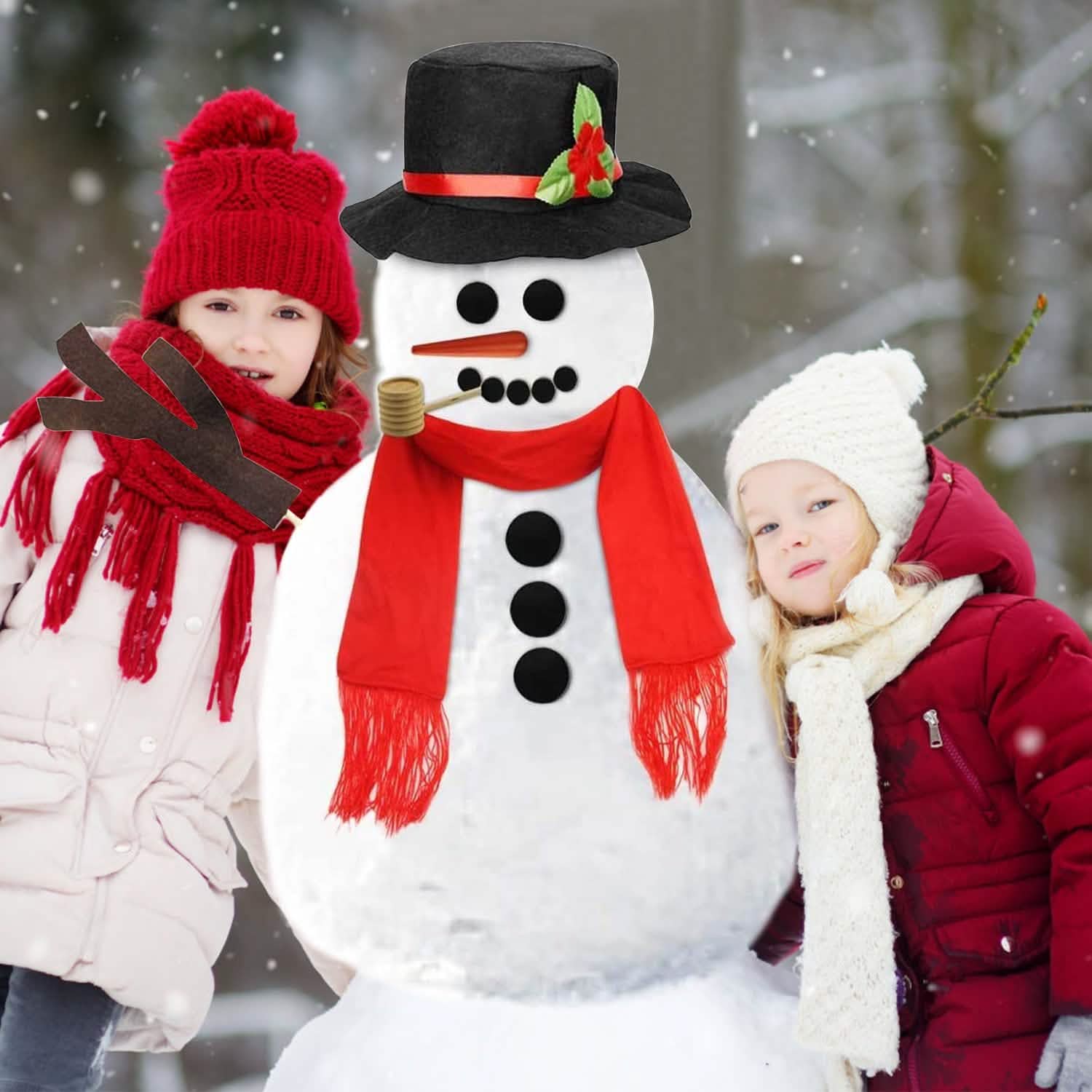 16-Piece: Snowman Decorating Dressing Kit