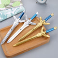 Angel Wing Sword Gel Pen Gold Silver Sword Black Gel Pen